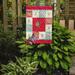 Caroline's Treasures Angelfish Love 2-Sided Polyester 15 x 12 in. Garden Flag in Brown/Red | 15 H x 11.5 W in | Wayfair CK5465GF