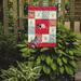 Caroline's Treasures Dumbo Rat Love 2-Sided Polyester 15 x 12 in. Garden Flag in Brown/Red | 15 H x 11.5 W in | Wayfair CK5459GF