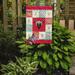 Caroline's Treasures Boston Terrier 2-Sided Polyester 15 x 12 in. Garden Flag in Red/Brown | 15 H x 11.5 W in | Wayfair CK5182GF