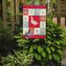 Caroline's Treasures Shire Horse Love 2-Sided Polyester 15 x 12 in. Garden Flag in Red | 15 H x 11.5 W in | Wayfair CK5327GF