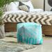 East Urban Home Districts Word Art Pouf Polyester/Fade Resistant | 13 H x 13 W x 13 D in | Wayfair Ottomans E71CEF7A137F4DB3B94F29C5D721B448