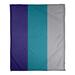 East Urban Home Charlotte Basketball Fleece Blanket Microfiber/Fleece/Microfiber/Fleece in Gray/Blue | 60 H x 80 W in | Wayfair