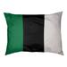 East Urban Home Boston Pillow Metal in Green/White/Black | 14 H x 40 W x 30 D in | Wayfair 3BECA69EA8E140F3A4743C7AFA9AF736