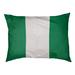 East Urban Home Boston Pillow Metal in Green/White | 14 H x 40 W x 30 D in | Wayfair 549B58E3C9674CA3A55A7CE524B87A9C