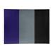 Black/Gray 96 x 0.25 in Area Rug - East Urban Home Striped Purple/Gray/Black Area Rug Chenille | 96 W x 0.25 D in | Wayfair