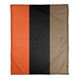 East Urban Home San Francisco Baseball Fleece Throw Microfiber/Fleece/Microfiber/Fleece in Orange/Brown | 62.5 W in | Wayfair