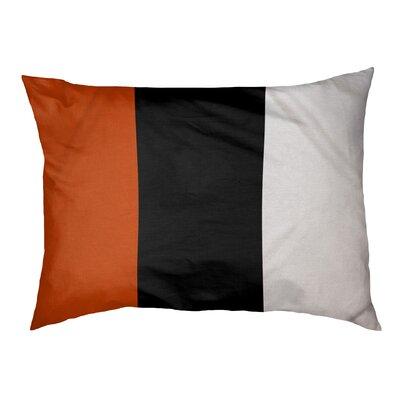 East Urban Home Baltimore Designer Rectangle Pillow Metal in Orange/Brown, Size 17.0 H x 50.0 W x 40.0 D in | Wayfair