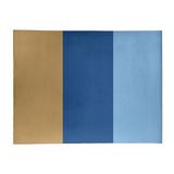 Blue/Yellow 60 x 0.25 in Area Rug - East Urban Home Kansas Flatweave Gold/Royal Blue/Powder Blue Rug Chenille | 60 W x 0.25 D in | Wayfair