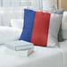 ArtVerse Chicago Baseball Square Pillow Cover 14.0 H x 14.0 W x 1.0 D in red/blueLinen/Textured in Blue/Red/White | 14" x 14" | Wayfair