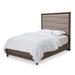 Michael Amini Del Mar Sound Platform Bed Wood & /Upholstered/Polyester in Brown | 66.5 H x 64.5 W x 86.5 D in | Wayfair KI-DELM012QN-215