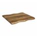 ERF, Inc. Square Wave Table Top Manufactured Wood in Brown | 24 W in | Wayfair ERP-MDF-10-2424