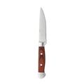 Oneida Hospitality Ionian 12 Piece Steak Knife Set Stainless Steel in Brown/Gray | Wayfair B907KSSFW