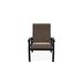 Red Barrel Studio® Hinch Patio Dining Chair Sling in Black | 39 H x 28.5 W x 30 D in | Wayfair 596C687531D044458057DC22BF8CE7D2