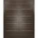 Closet Door - SARTODOORS Planum Flush Solid Wood Sliding Closet Doors Wood in Brown/Gray | 84 H x 72 W in | Wayfair PLAN20DP-SHOYA-7284