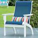 Telescope Casual Sling Adirondack Chair Plastic/Resin in Blue | 38.5 H x 30.75 W x 29.5 D in | Wayfair 9A7K42D01