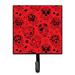 The Holiday Aisle® Counterpoint Day of the Dead ange Wall Key Organizer w/ Key Hooks Metal in Orange | 5.75 H x 4.25 W x 1.25 D in | Wayfair