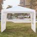 Ubesgoo 10 Ft. W x 10 Ft. D Metal Party Tent Metal/Soft-top in White | 102 H x 120 W x 120 D in | Wayfair wu1-G26000272