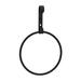 Village Wrought Iron Plain Towel Ring Metal in Black | 8.5 H x 5.5 W x 0.75 D in | Wayfair TBR-87