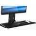 Mount-It Height Adjustable Monitor & Keyboard Tray Wall Mount | 25 in. Wide Platform w/ Mouse Pad in Black | 25 W x 10 D in | Wayfair MI-7915