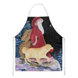 The Holiday Aisle® Santa Claus w/ Retriever Apron, Nylon in Black/Brown | 27 W in | Wayfair 2E97453CEB334007B4D0830AB5D5550C