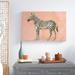 World Menagerie 'African Animals on Coral IV' Graphic Art on Canvas in Orange | 20 H x 30 W x 1.25 D in | Wayfair 42DBB6EAF5E647579E7E2EF72554EB2A