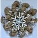 The Holiday Aisle® Winter Wreath Birch Wood Snowflake Burlap/Deco Mesh in Brown | 24 H x 24 W x 6 D in | Wayfair E8EAB40855FD4A919E4BC98A7FA5C3E6