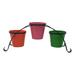 Rosalind Wheeler Brock Wrought Iron Pot Planter Metal in Orange/Pink/Green | 11.5 H x 28 W x 9 D in | Wayfair A0E2CA626BB44DD9B80E4EFBD2F502A8