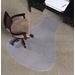 ES Robbins Corporation EverLife Medium Pile Carpet Straight Triangular Chair Mat | 0.13 H x 66 W x 60 D in | Wayfair 122785