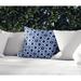 Ebern Designs Montara Outdoor Square Cotton Pillow Cover & Insert Eco-Fill/Polyester in Blue | 18 H x 18 W x 4 D in | Wayfair