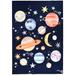 Blue 5 x 0.5 in Area Rug - Zoomie Kids Walburn Printed Dark Area Rug Polyester | 5 W x 0.5 D in | Wayfair 7C06114822FF44F19154C2A2890B8AFC