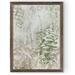 Union Rustic 'Pinecone Fresco II' by Paul Cezanne - Picture Frame Painting Print Canvas, Solid Wood in Green | 30 H x 22 W x 1 D in | Wayfair