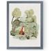 August Grove® 'Fox Glen I' by Paul Cezanne - Picture Frame Painting Print Canvas, Solid Wood in Green | 30 H x 22 W x 1.25 D in | Wayfair