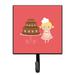 The Holiday Aisle® Baskin Valentine's Cake Baker Blonde Wall Key Organizer w/ Key Hooks Metal in Red | 5.75 H x 4.25 W x 1.25 D in | Wayfair