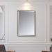 Latitude Run® Modern Beveled Accent Mirror Wood in Brown | 26.4 H x 38.4 W x 2 D in | Wayfair 017A96E438A543D0B17018FFF370F76A
