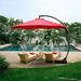 Freeport Park® Marblehead 12' Cantilever Umbrella Metal | 108 H x 144 W x 144 D in | Wayfair 450BCBB4611B466897623EF885DD4E8E