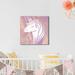 Zoomie Kids 'Unicorn Dreams' Print Canvas in Indigo/White | 18 H x 18 W x 1 D in | Wayfair CAE295E999E8475BAA3364B93511AD93