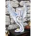 World Menagerie Penndel Elemental Sandstorm Cloud Wind Dragon Figurine Resin in Gray | 12.25 H x 8.25 W x 4.25 D in | Wayfair