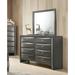 Red Barrel Studio® Malaika 8 Drawer Double Dresser Wood in Gray | 41 H x 59 W x 17 D in | Wayfair 41559F0F3D384CCB9F024B7D4DF49E0C