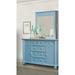 Rosecliff Heights Markovich 5 Drawer Combo Dresser w/ Mirror Wood in Brown | 56.5 H x 76.25 W x 20.25 D in | Wayfair