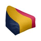 East Urban Home Atlanta Standard Bean Bag Cover Polyester/Fade Resistant in Blue/Yellow | 30 H x 27 W x 2 D in | Wayfair