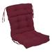 Latitude Run® Twill Indoor Seat/Back Cushion Polyester/Cotton Blend in Red/Pink/Brown | 4.5 H x 20 W x 20 D in | Outdoor Furniture | Wayfair