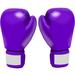 Ebern Designs Boxing Gloves Home Gym Wall Decal Vinyl in Indigo | 24 H x 15 W in | Wayfair 78F3F4C9E7634B7CB771434B53F9954C