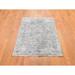 Gray 38 W in Rug - Isabelline One-of-a-Kind Hand-Knotted 3'2" x 5'1" Area Rug Silk/Wool | Wayfair B3C463C822AD4B999AE9800EEA657FAE