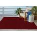 Red Rectangle 6' x 10' Area Rug - Latitude Run® Runner Floral Braided Indoor/Outdoor Area Rug Polypropylene | Wayfair