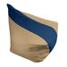 East Urban Home Minnesota Standard Bean Bag Cover Polyester/Fade Resistant in Blue/Brown | 42 H x 38 W x 2 D in | Wayfair