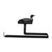 Loon Peak® Loon Horizontal Wall Cabinet Mounted Paper Towel Holder Metal in Black | 5.75 H x 12 W x 4 D in | Wayfair