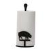 Gracie Oaks Pig Freestanding Paper Towel Holder Metal in Black | 14 H x 6 W x 6 D in | Wayfair F4F4797E2CE94E40927459F8CADF6AA5