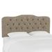Canora Grey Nappi Upholstered Panel Headboard Upholstered, Linen in Brown | 51 H x 62 W x 4 D in | Wayfair C763E5ACC28344529EF1A645364DBA21