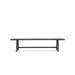 Latitude Run® Parkland Aluminum Picnic Outdoor Bench Metal in Brown/Gray | 17.25 H x 74.75 W x 15.75 D in | Wayfair HL-COM-SL-3DB-CON-SIL