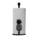 Bayou Breeze Pineapple Freestanding Paper Towel Holder Metal in Black | 14 H x 6 W x 6 D in | Wayfair ED3B6CDDEBA54A86B2528871F6E3DF28